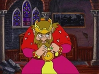 une photo d'Ã©cran de Zelda - The Wand of Gamelon sur Philips CDi